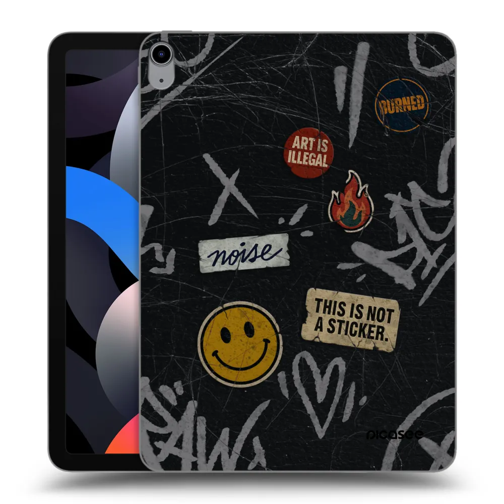 Picasee átlátszó szilikon tok az alábbi táblagépre Apple iPad Air 4 10.9" 2020 - STICKERS x TAGS