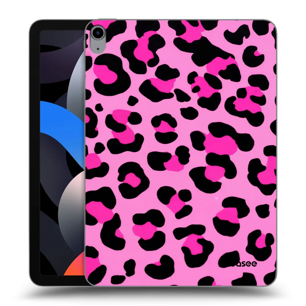 Picasee átlátszó szilikon tok az alábbi táblagépre Apple iPad Air 4 10.9" 2020 - Pink Tiger
