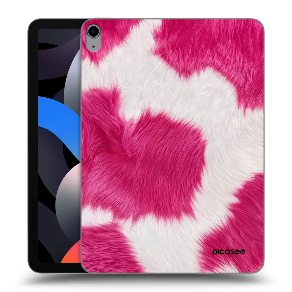 Picasee átlátszó szilikon tok az alábbi táblagépre Apple iPad Air 4 10.9" 2020 - Pink Moo