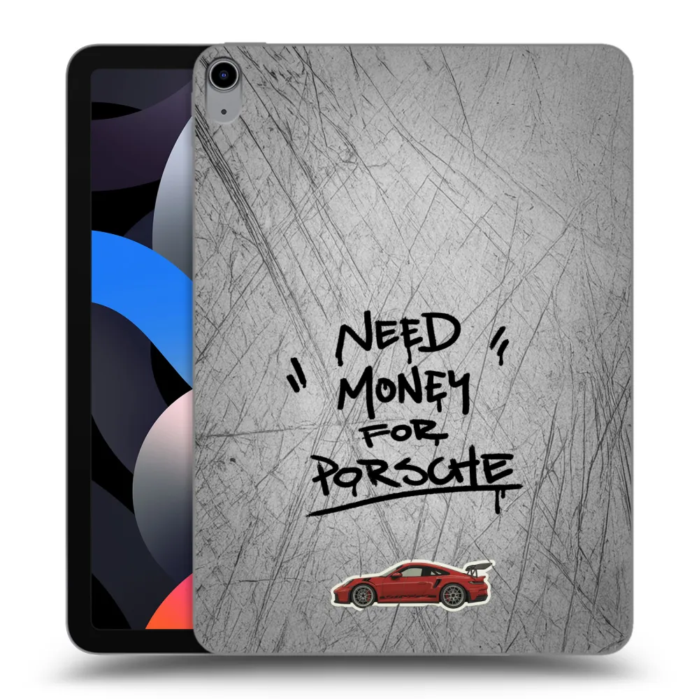 Picasee átlátszó szilikon tok az alábbi táblagépre Apple iPad Air 4 10.9" 2020 - Grey Drift