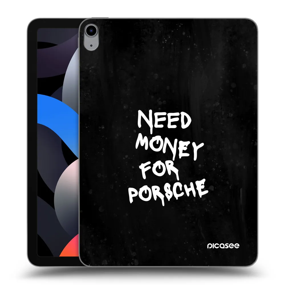 Picasee átlátszó szilikon tok az alábbi táblagépre Apple iPad Air 4 10.9" 2020 - Black Dollar
