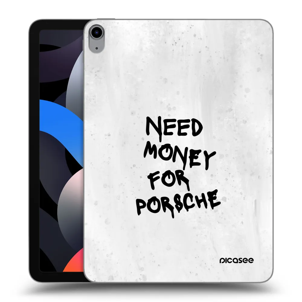 Picasee átlátszó szilikon tok az alábbi táblagépre Apple iPad Air 4 10.9" 2020 - White Dollar