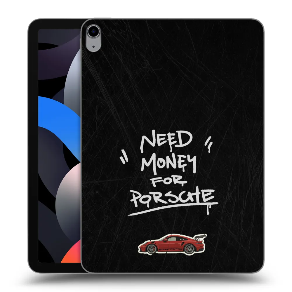 Picasee átlátszó szilikon tok az alábbi táblagépre Apple iPad Air 4 10.9" 2020 - Dark Racer