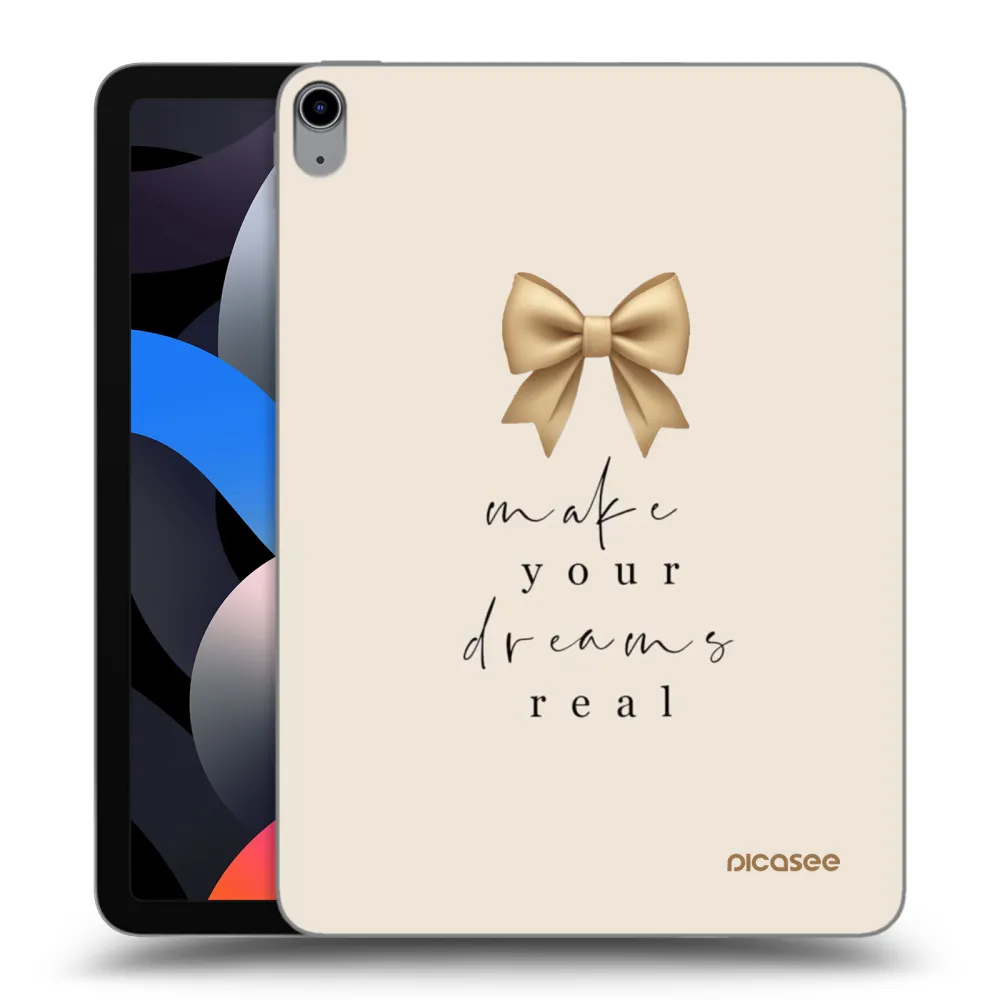Picasee átlátszó szilikon tok az alábbi táblagépre Apple iPad Air 4 10.9" 2020 - Golden Dream
