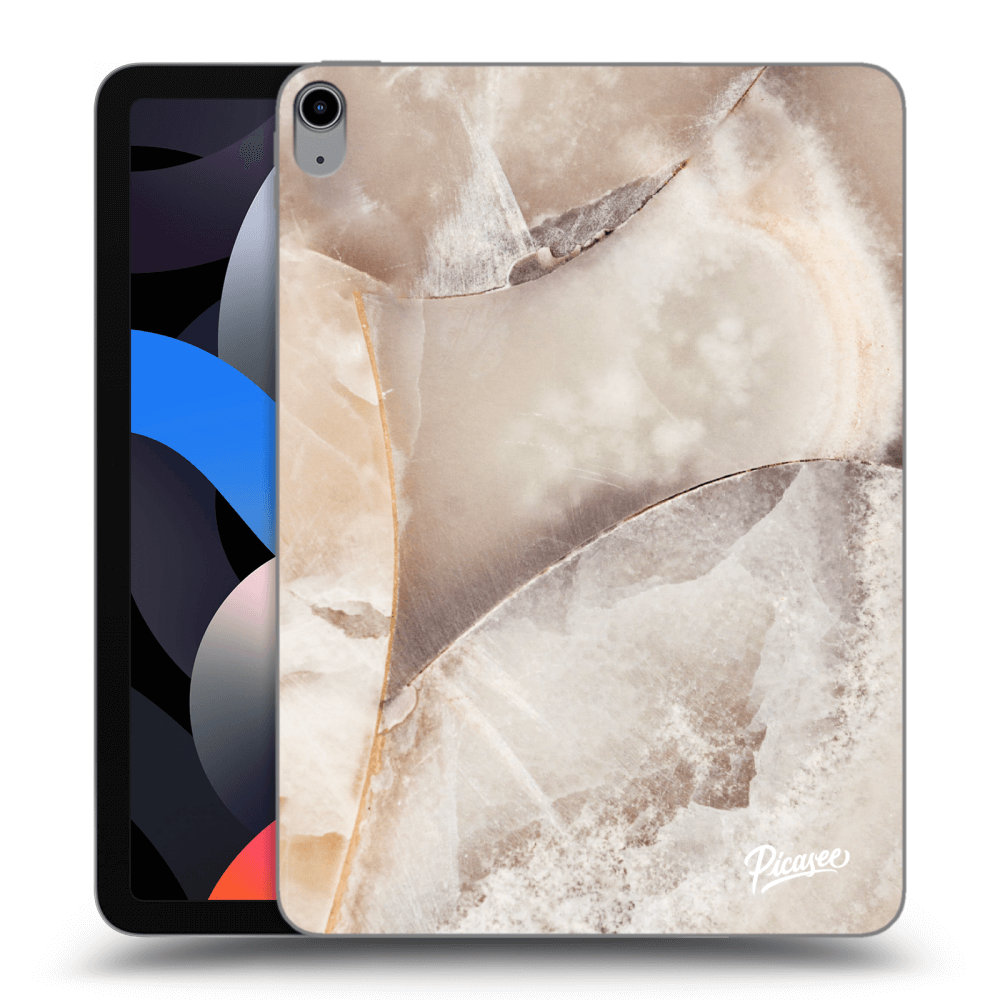 Picasee átlátszó szilikon tok az alábbi táblagépre Apple iPad Air 4 10.9" 2020 - Cream marble