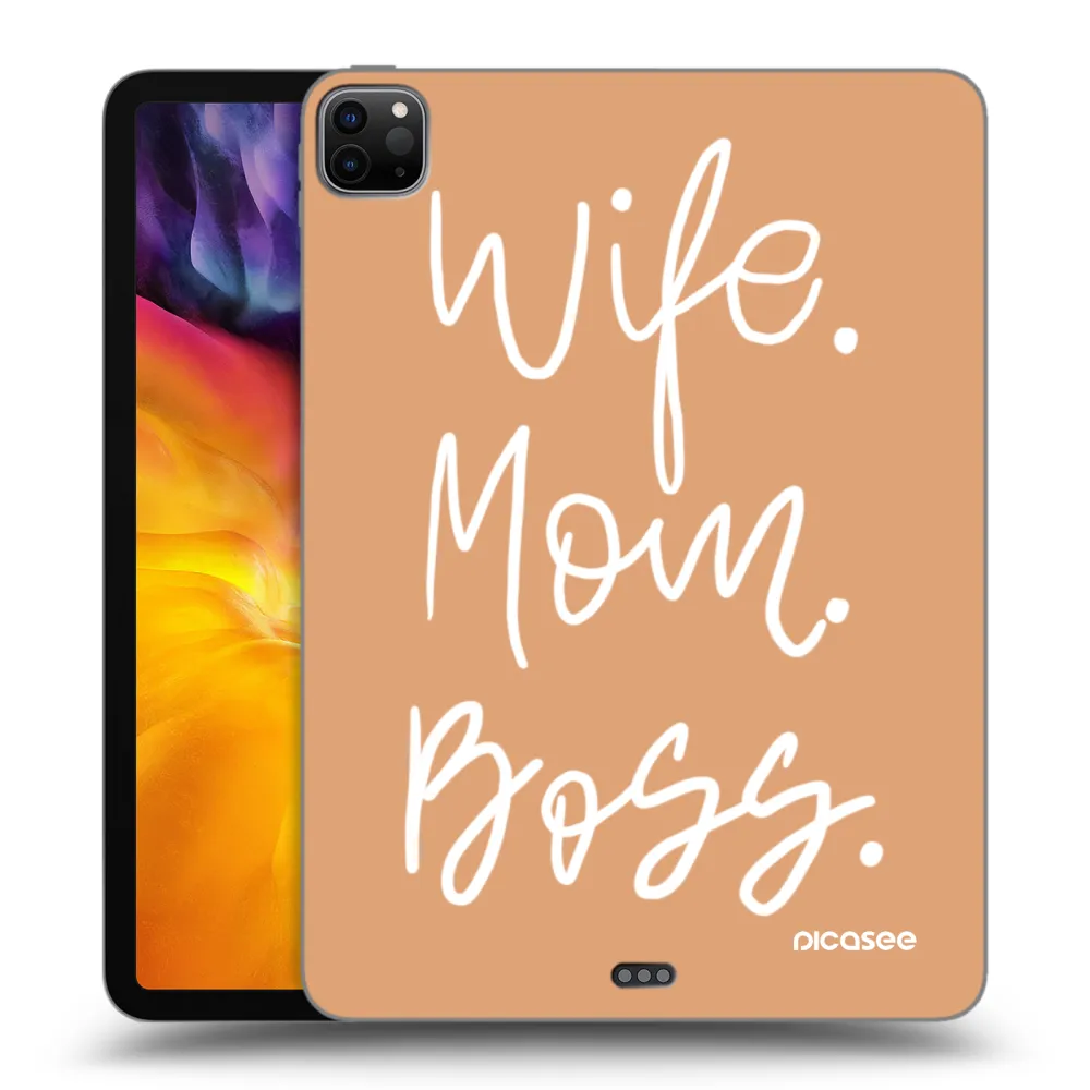 Picasee fekete szilikon tok az alábbi táblagépre Apple iPad Pro 11" 2020 (2.gen) - Boss Mama