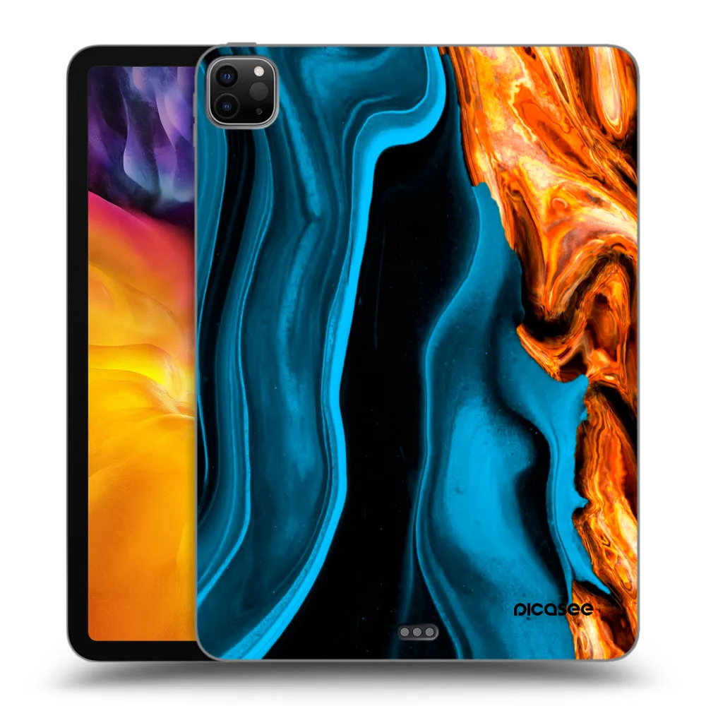 Picasee fekete szilikon tok az alábbi táblagépre Apple iPad Pro 11" 2020 (2.gen) - Gold blue