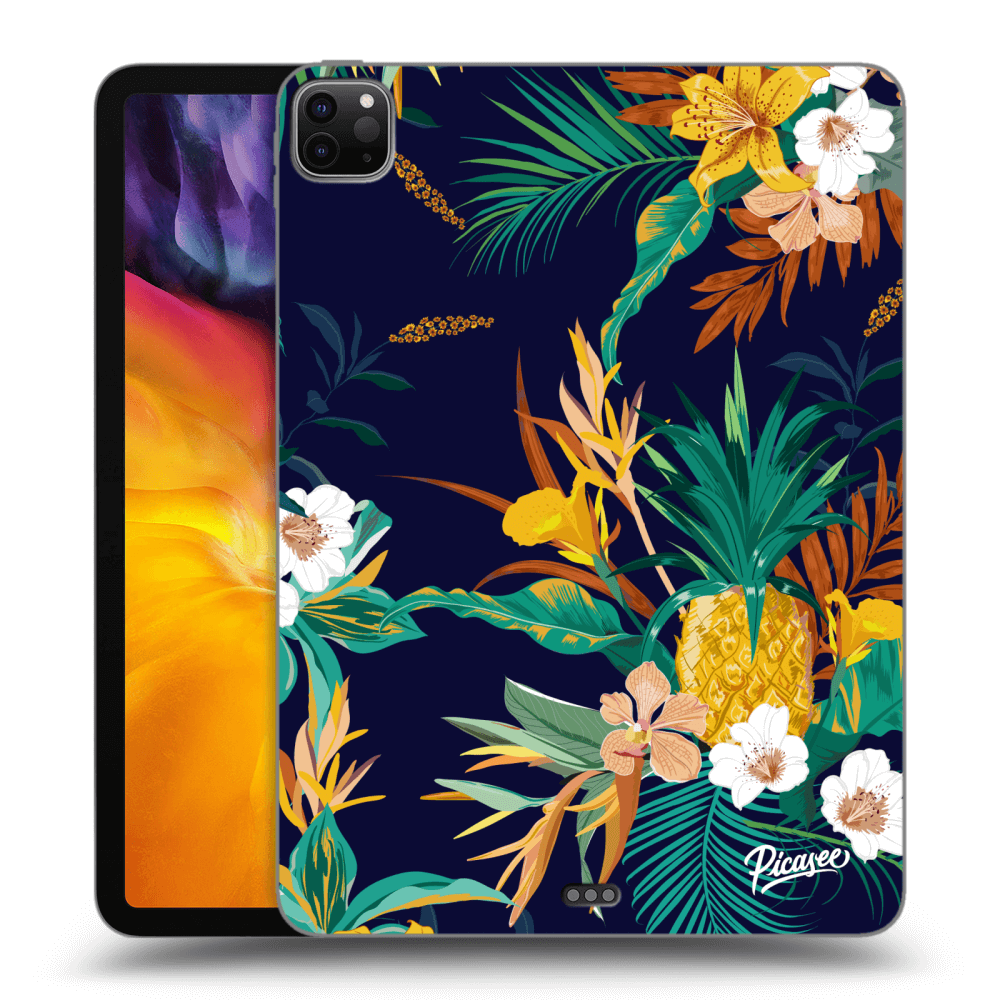 Picasee átlátszó szilikon tok az alábbi táblagépre Apple iPad Pro 11" 2020 (2.gen) - Pineapple Color