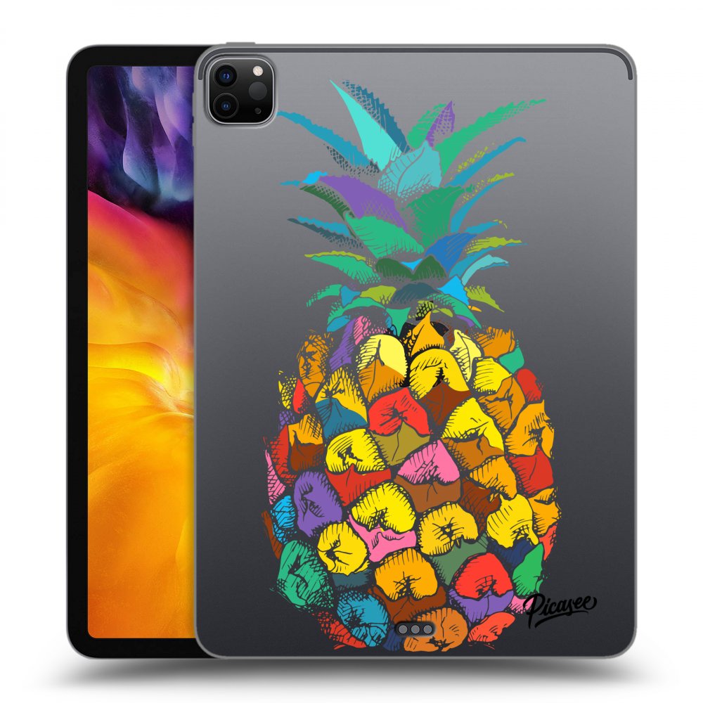 Picasee átlátszó szilikon tok az alábbi táblagépre Apple iPad Pro 11" 2020 (2.gen) - Pineapple
