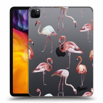 Picasee átlátszó szilikon tok az alábbi táblagépre Apple iPad Pro 11" 2020 (2.gen) - Flamingos