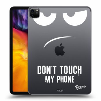 Picasee átlátszó szilikon tok az alábbi táblagépre Apple iPad Pro 11" 2020 (2.gen) - Don't Touch My Phone