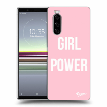 Picasee fekete szilikon tok az alábbi mobiltelefonokra Sony Xperia 5 - Girl power