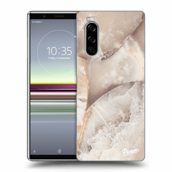 Picasee átlátszó szilikon tok az alábbi mobiltelefonokra Sony Xperia 5 - Cream marble