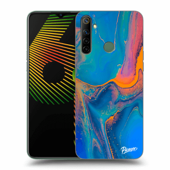 Szilikon tok erre a típusra Realme 6i - Rainbow