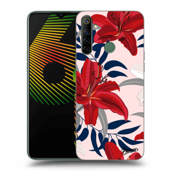 Szilikon tok erre a típusra Realme 6i - Red Lily