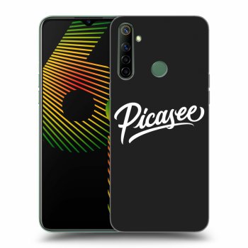 Picasee fekete szilikon tok az alábbi mobiltelefonokra Realme 6i - Picasee - White