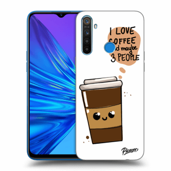 Szilikon tok erre a típusra Realme 5 - Cute coffee