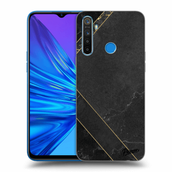 Szilikon tok erre a típusra Realme 5 - Black tile