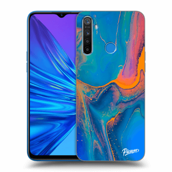 Szilikon tok erre a típusra Realme 5 - Rainbow