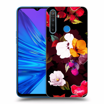 Szilikon tok erre a típusra Realme 5 - Flowers and Berries