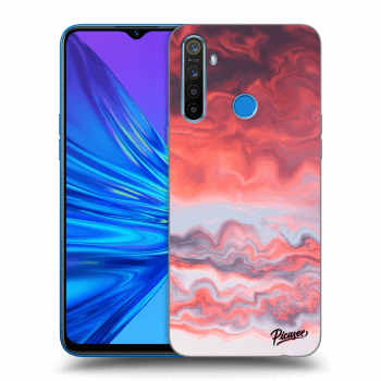 Szilikon tok erre a típusra Realme 5 - Sunset