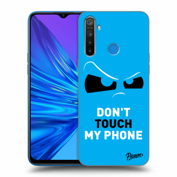 Szilikon tok erre a típusra Realme 5 - Cloudy Eye - Blue