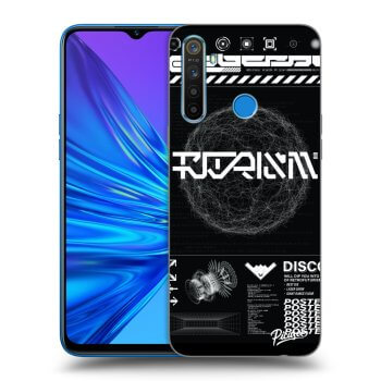 Szilikon tok erre a típusra Realme 5 - BLACK DISCO