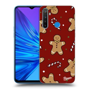 Picasee átlátszó szilikon tok az alábbi mobiltelefonokra Realme 5 - Gingerbread 2