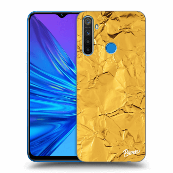 Szilikon tok erre a típusra Realme 5 - Gold