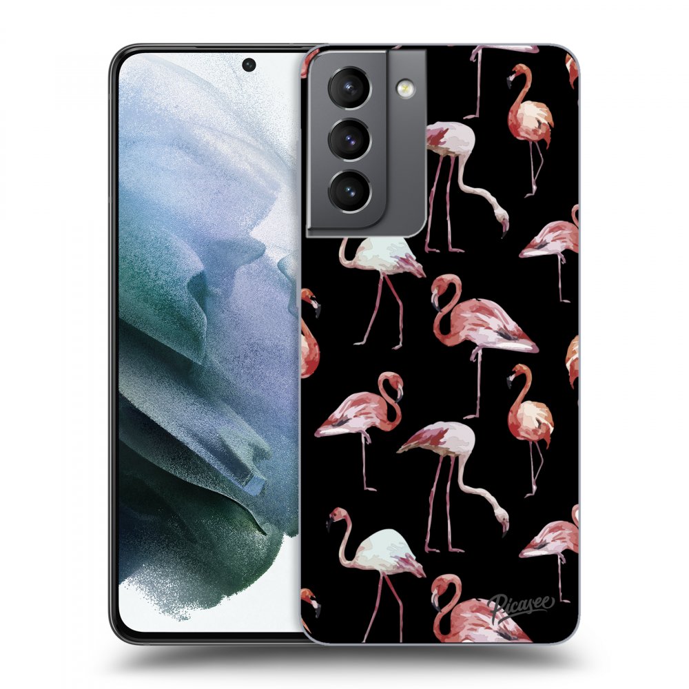 Picasee ULTIMATE CASE Samsung Galaxy S21 5G G991B - készülékre - Flamingos