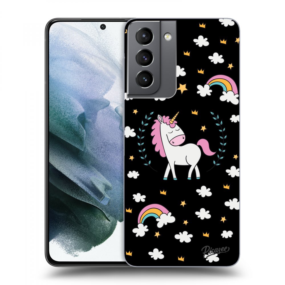 Picasee ULTIMATE CASE Samsung Galaxy S21 5G G991B - készülékre - Unicorn star heaven