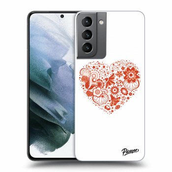 Picasee ULTIMATE CASE Samsung Galaxy S21 5G G991B - készülékre - Big heart