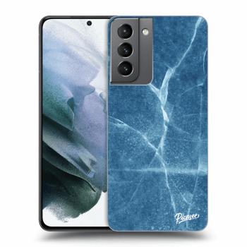 Picasee átlátszó szilikon tok az alábbi mobiltelefonokra Samsung Galaxy S21 5G G991B - Blue marble