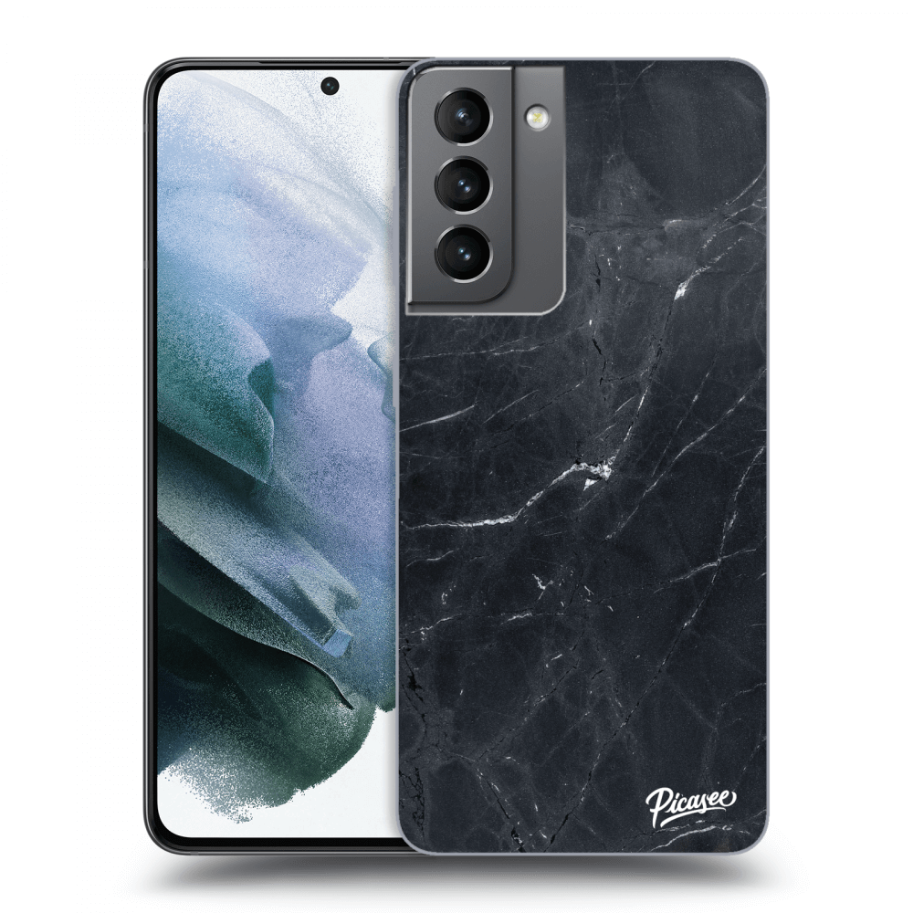 Picasee ULTIMATE CASE Samsung Galaxy S21 5G G991B - készülékre - Black marble