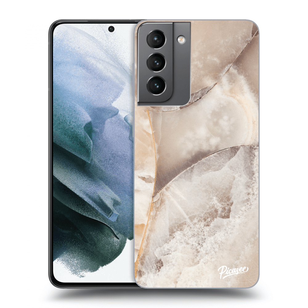 Picasee ULTIMATE CASE Samsung Galaxy S21 5G G991B - készülékre - Cream marble