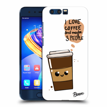 Picasee átlátszó szilikon tok az alábbi mobiltelefonokra Honor 9 - Cute coffee