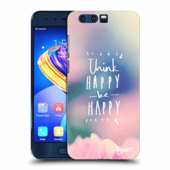 Picasee műanyag átlátszó tok az alábbi mobiltelefonokra Honor 9 - Think happy be happy