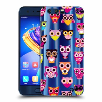 Picasee átlátszó szilikon tok az alábbi mobiltelefonokra Honor 9 - Owls