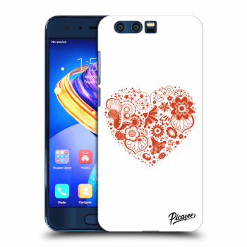 Picasee átlátszó szilikon tok az alábbi mobiltelefonokra Honor 9 - Big heart