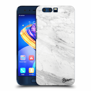 Picasee műanyag átlátszó tok az alábbi mobiltelefonokra Honor 9 - White marble