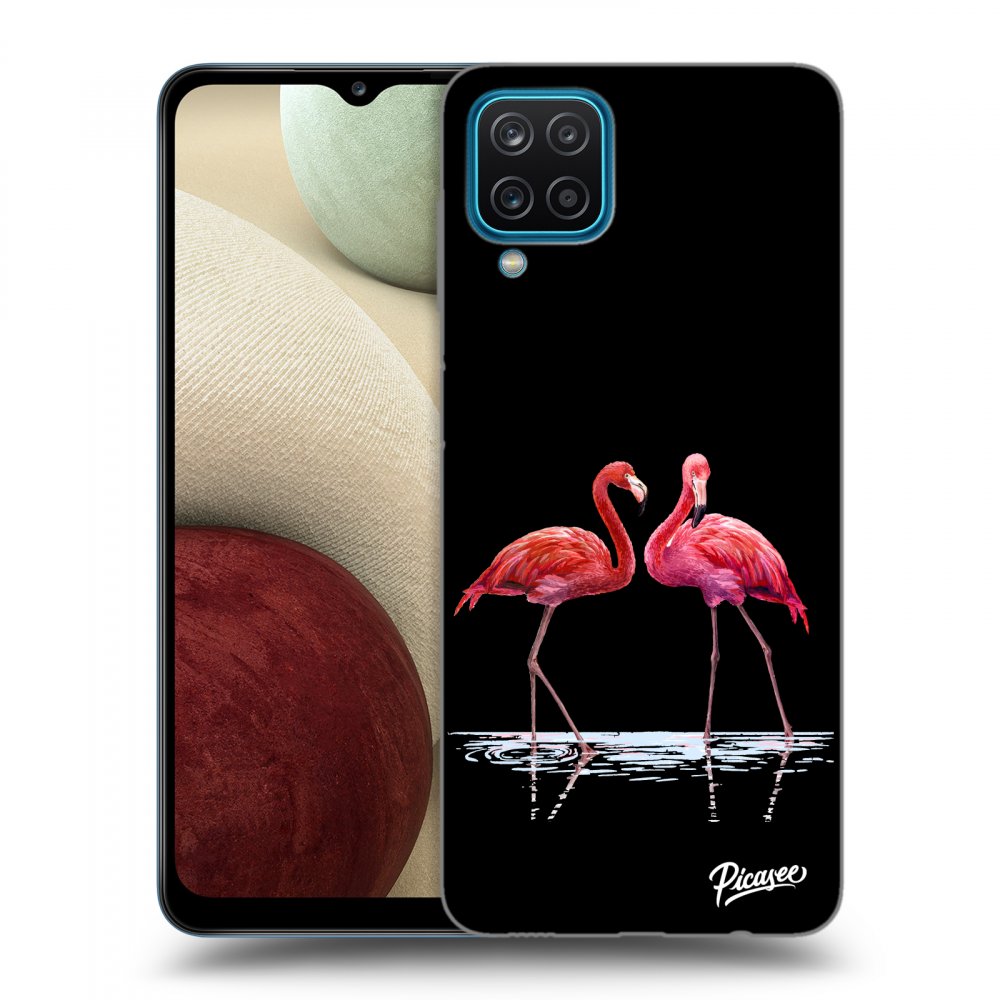 Picasee ULTIMATE CASE Samsung Galaxy A12 A125F - készülékre - Flamingos couple
