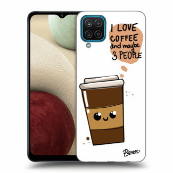 Tok az alábbi mobiltelefonokra Samsung Galaxy A12 A125F - Cute coffee