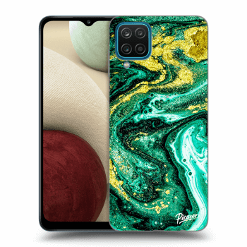 Tok az alábbi mobiltelefonokra Samsung Galaxy A12 A125F - Green Gold