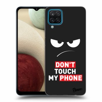 Tok az alábbi mobiltelefonokra Samsung Galaxy A12 A125F - Angry Eyes - Transparent