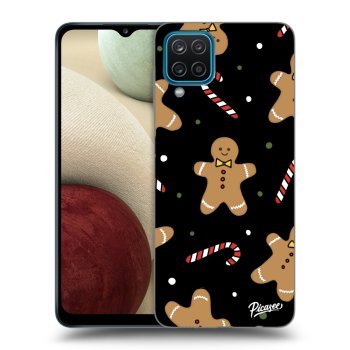 Picasee fekete szilikon tok az alábbi mobiltelefonokra Samsung Galaxy A12 A125F - Gingerbread