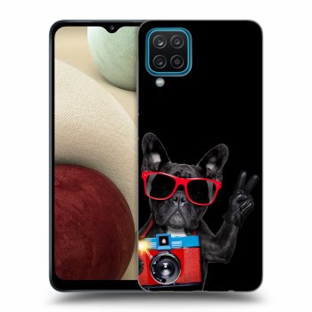 Szilikon tok erre a típusra Samsung Galaxy A12 A125F - French Bulldog