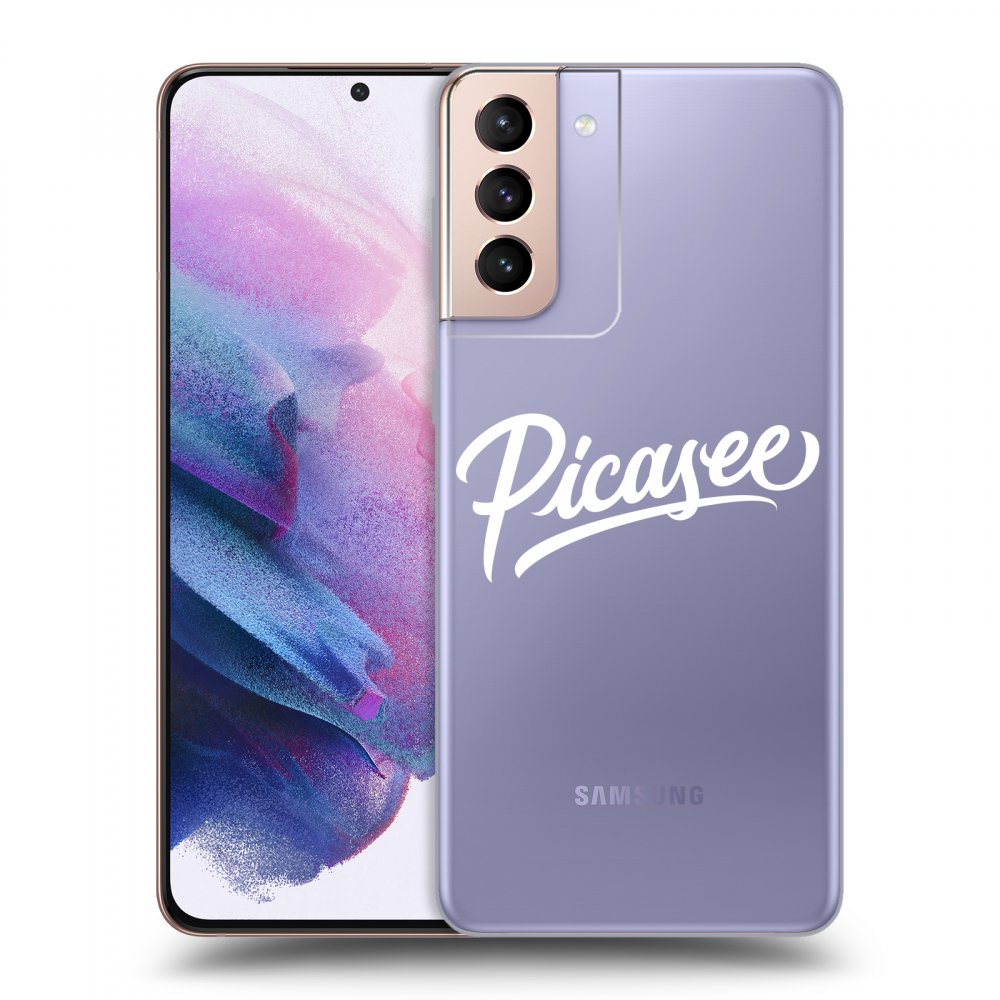 Picasee átlátszó szilikon tok az alábbi mobiltelefonokra Samsung Galaxy S21+ 5G G996F - Picasee - White