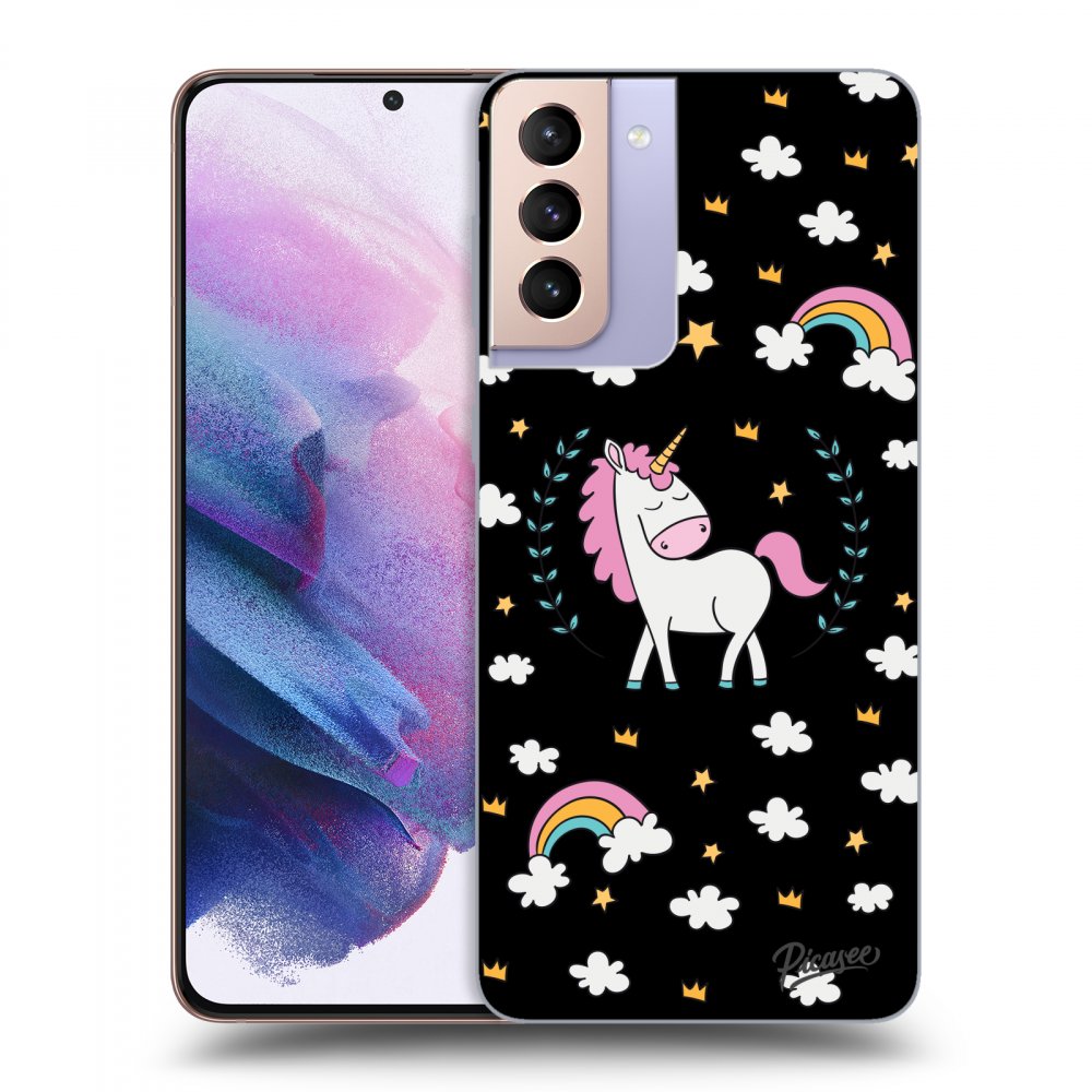 Picasee ULTIMATE CASE Samsung Galaxy S21+ 5G G996F - készülékre - Unicorn star heaven