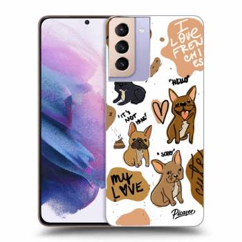 Szilikon tok erre a típusra Samsung Galaxy S21+ G996F - Frenchies