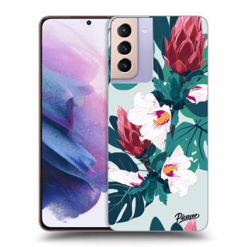 Szilikon tok erre a típusra Samsung Galaxy S21+ G996F - Rhododendron